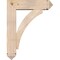 Ekena Millwork Thorton Arts and Crafts Smooth Bracket w/ Offset Brace, Douglas Fir, 7 1/2"W x 28"D x 36"H BKT0806X28X36THR03SDF - alternate 4